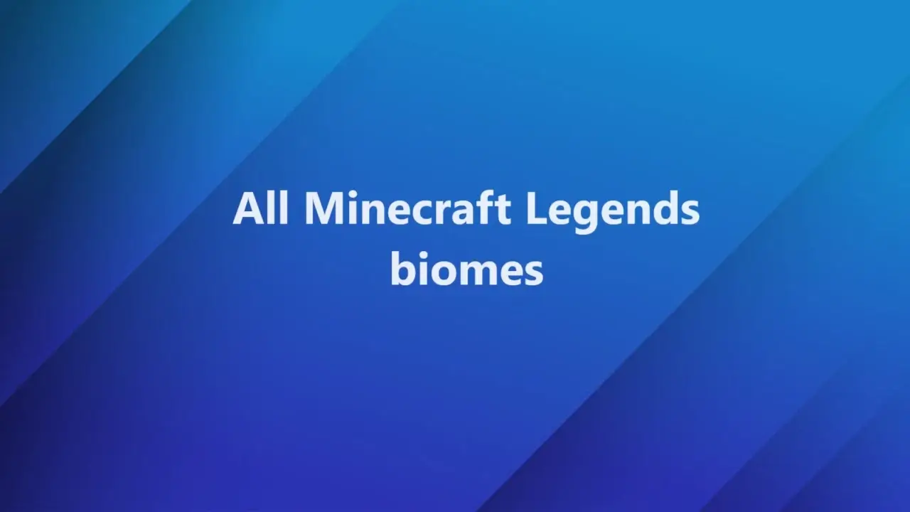 minecraft biomes
